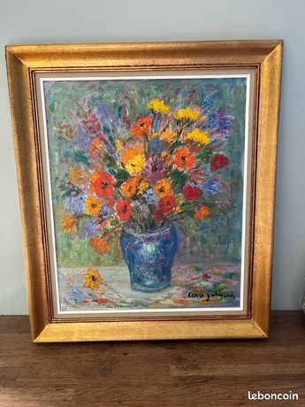 Huile sur toile - Garapon