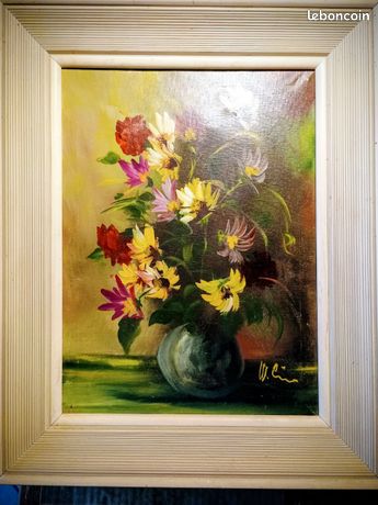 TABLEAUX florales anciens et vintages
