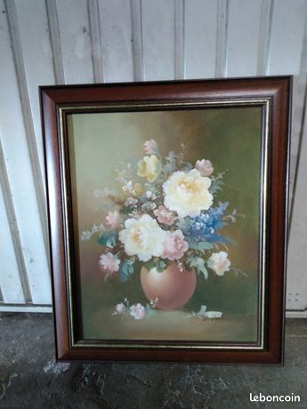 Cadre fleurs tableau