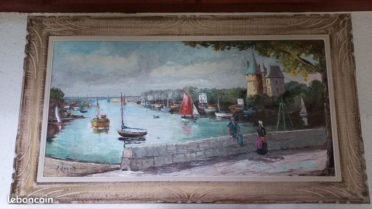 Peinture du château de Pornic