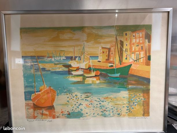 Tableau de Georges Lambert « Port de Sete »