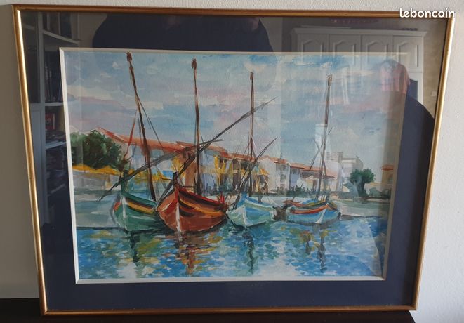 Tableau aquarelle de Camille FERRER