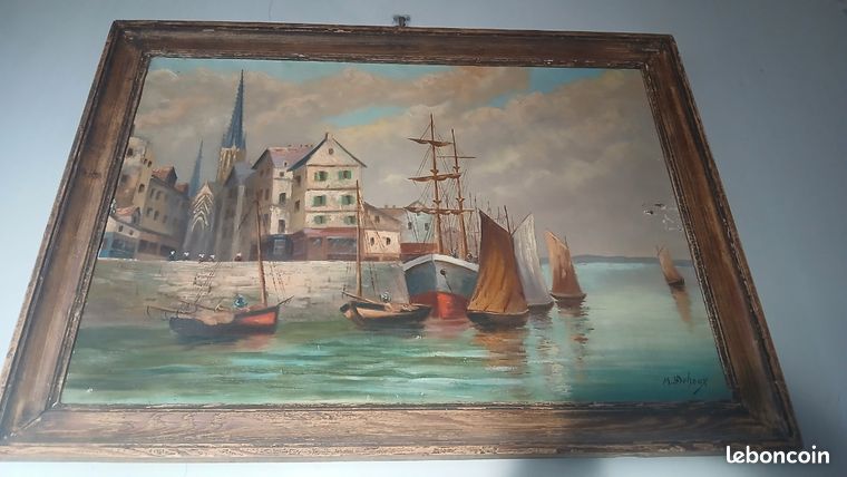 Tableau peinture de M Dehoux