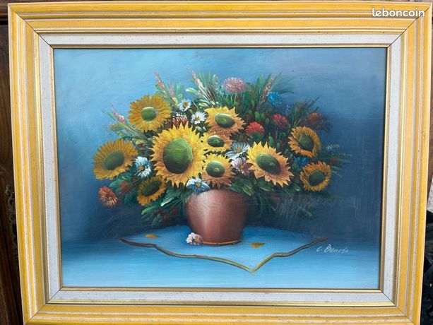 Huile Sur Toile Charles Redmond Benolt