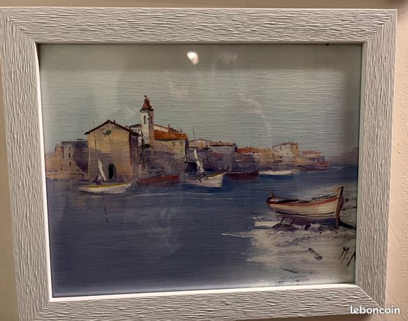 Petit tableau mer pastel