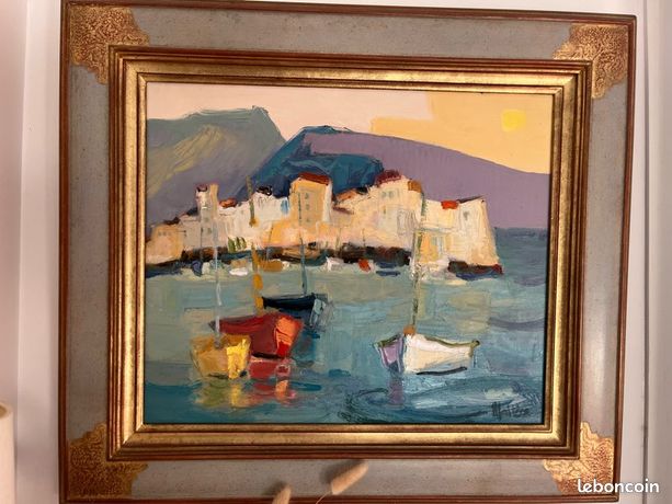 Huile sur toile de Jean Pierre Maltese