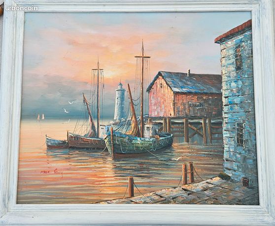 Tableau signé Max Savy