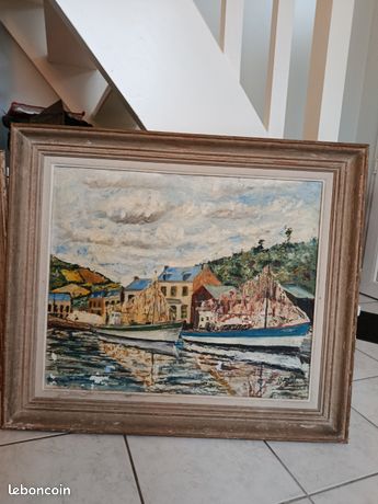 Peinture signée Le Moine