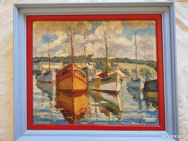 Très belle huile sur toile de Renée Le Forestier