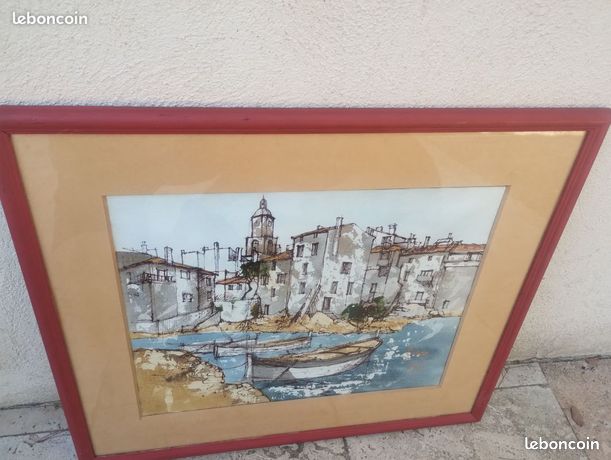 Tableau signé Bernard Dufour