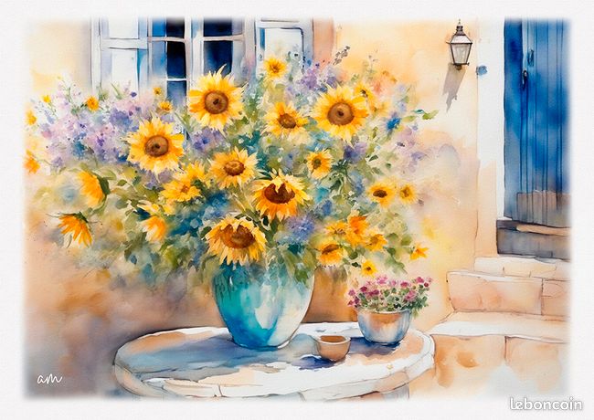 Tableau paysage de Provence - Couleurs de Provence