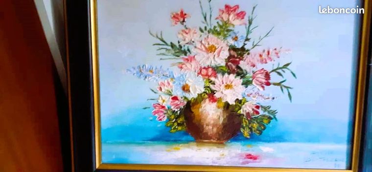 Huile sur toile signée