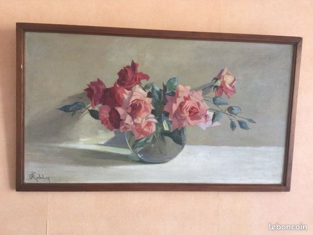Tableau Peinture Huile signée ROBLIN