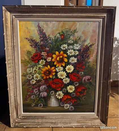 Tableau ancien - Huile sur toile 1984