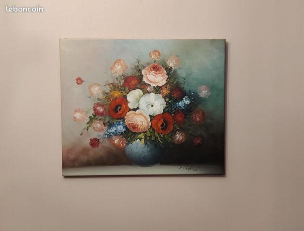 Peinture sur toile bouquet