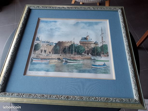 Saint Malo, le donjon (Gurvan) - Grand cadre métal