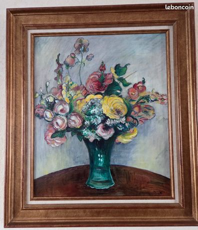 Tableau huile sur toile avec ou sans cadre