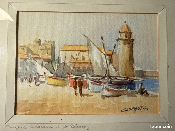 Jolie Aquarelle signée