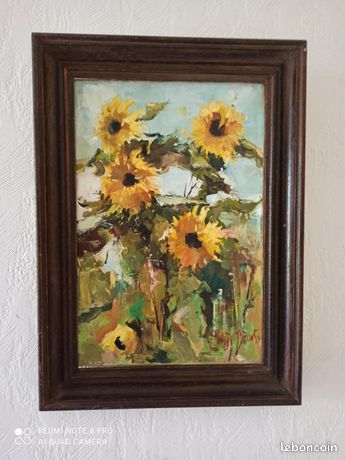 Tableau - HST - Les tournesols - 37 x 27