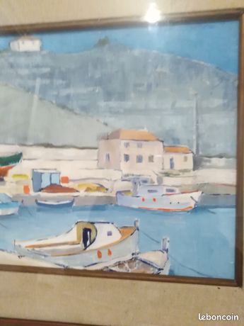 Petit port de pêche normand ou breton max dissar