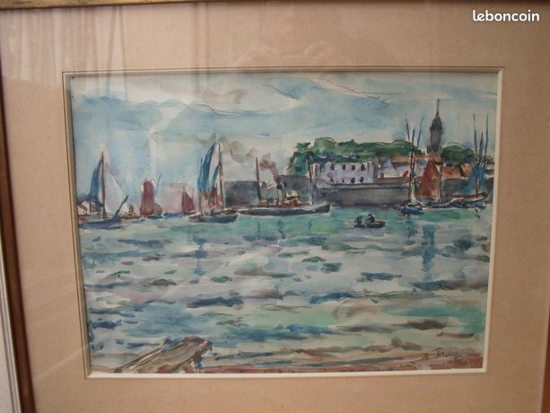 Tableau Aquarelle André Fraye