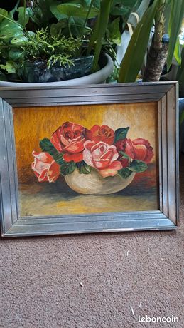 Tableau ancien huile sur toile