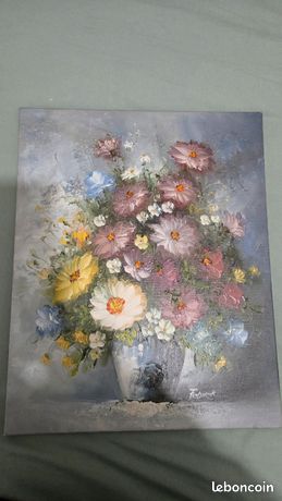 Très tableau signé Frederick 40x50