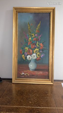 Tableau peinture huile sur toile