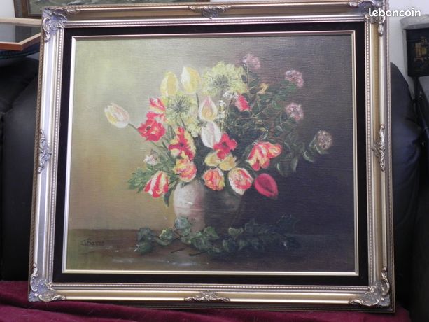 UN TABLEAU de FLEURS (HST)