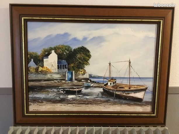 Huile sur toile signée avec certificat