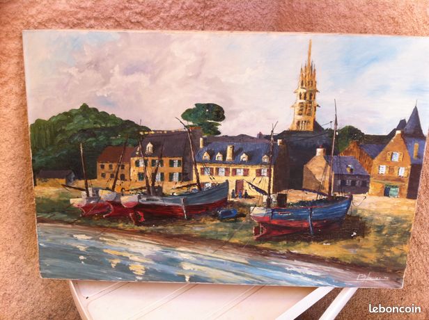 Tableau peinture paysage breton