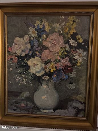 Tableau peinture à l’huile ancienne