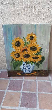 Vends tableau (peinture) avec certificat