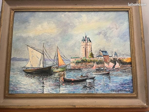 Tableau ancien marine