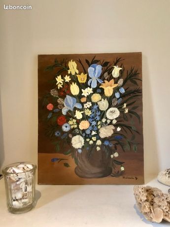 Peinture sur toile vintage