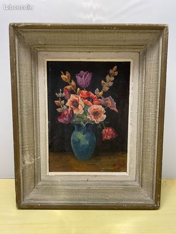 Cadre peinture huile ancienne