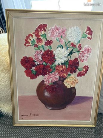 Huile sur isorel de Yvonne Evano
