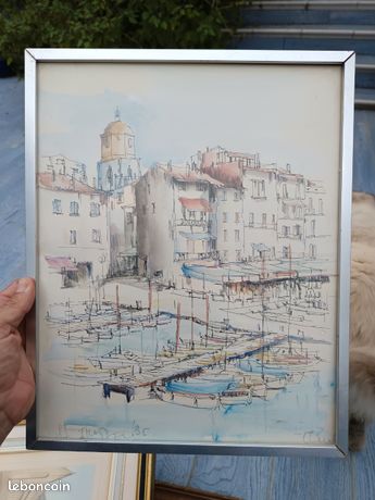 Aquarelle st Tropez