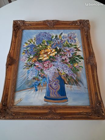 Joli tableau et son cadre ancien