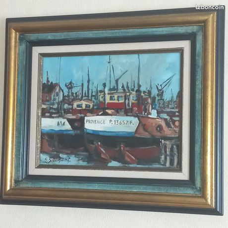 TOILE SIGNEE DU PEINTRE Claude GOUMENT