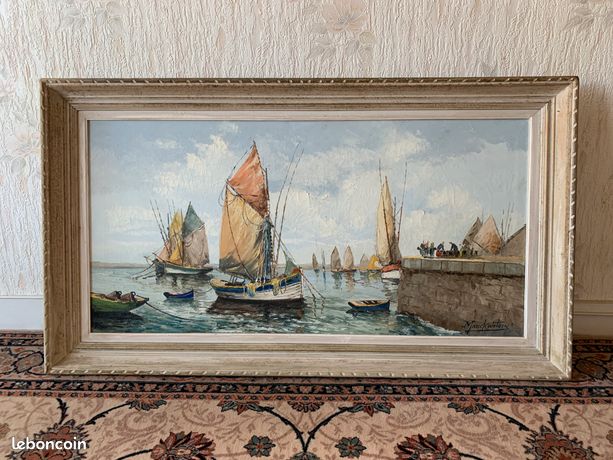 Marcel Catelein - tableau - marine