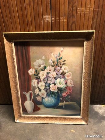 Tableau sur huile en bois