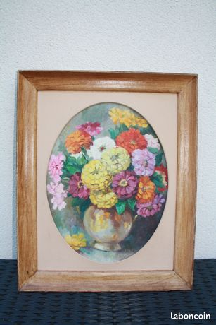 Tableau signé Yvonne Carro