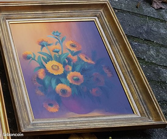 Tableau de fleurs " bouquet de tournesol"