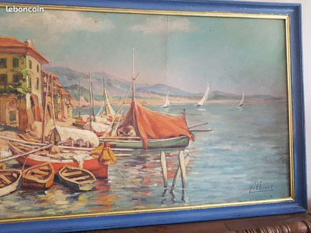 Tableau ancien signé Y. Thivet