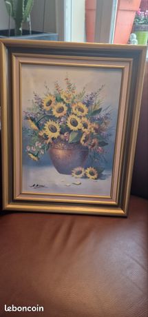 Huile sur toile très bon état