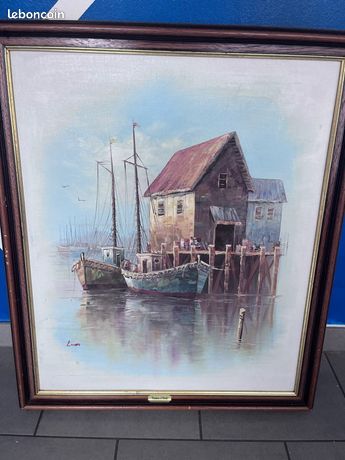 Toile de peinture à l huile