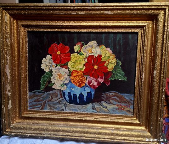 Tableau peinture 1949 Jo Perraut