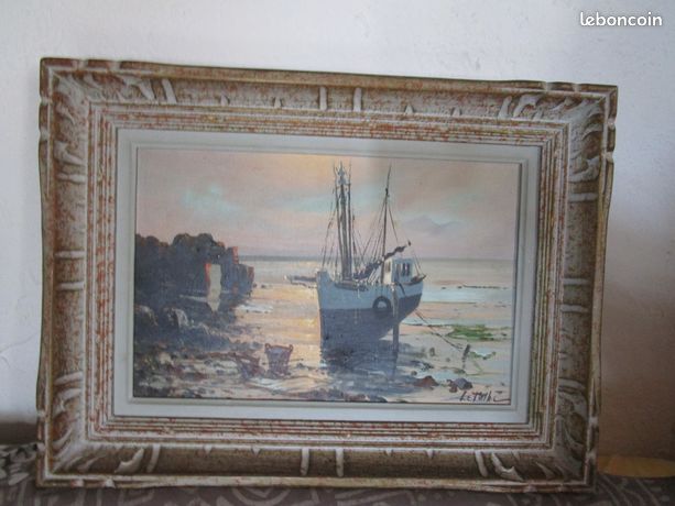 Ancien tableau le tallec bretagne