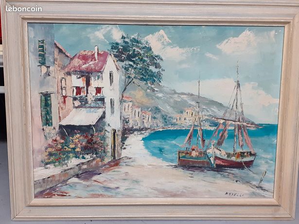 Peinture huile sur toile NAVELLI